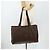 Céline CELINE Macadam Canvas Tote Bag aus PVC und Leder Braun Gold Authentisch 178303 - Ansicht 22