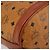 Borsa a tracolla MCM Vicetos Logogram PVC Pelle Marrone Oro Auth 179264A D'oro - vista 14