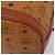 Borsa a tracolla MCM Vicetos Logogram PVC Pelle Marrone Oro Auth 179264A D'oro - vista 15