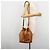 Borsa a tracolla MCM Vicetos Logogram PVC Pelle Marrone Oro Auth 179264A D'oro - vista 23