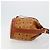 Borsa a tracolla MCM Vicetos Logogram PVC Pelle Marrone Oro Auth 179264A D'oro - vista 3
