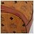 Borsa a tracolla MCM Vicetos Logogram PVC Pelle Marrone Oro Auth 179264A D'oro - vista 9