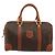 Céline CELINE Borsa Boston in Tela Macadam PVC Pelle Marrone Oro Auth ki6639A D'oro - vista 13
