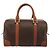 Céline CELINE Borsa Boston in Tela Macadam PVC Pelle Marrone Oro Auth ki6639A D'oro - vista 2
