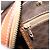 Céline CELINE Borsa Boston in Tela Macadam PVC Pelle Marrone Oro Auth ki6639A D'oro - vista 22