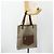 Borsa Tote GUCCI GG Supreme Web Sherry Line PVC Beige Oro Auth 178813 D'oro - vista 19