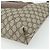 Borsa Tote GUCCI GG Supreme Web Sherry Line PVC Beige Oro Auth 178813 D'oro - vista 9