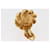 Orecchini CHANEL metallo Gold CC Auth 178396 D'oro  - vista 4
