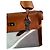 Borsa Hermès Kelly in pelle e tela Marrone Bianco Crudo Cammello