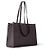 Louis Vuitton OnThego MM Borsa in Pelle Cioccolato Marrone scuro - vista 2