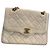 Borsa a tracolla Chanel Diana in pelle bianca Bianco