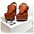 Loewe Anagram Sandali con Zeppa in Pelle Marrone Cammello - vista 11
