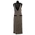 Chanel Pailletten-Strickmidi-Kleid Schwarz Weiß
