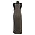 Chanel Pailletten-Strickmidi-Kleid Schwarz Weiß - Ansicht 2