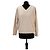 Peserico V-Ausschnitt Pullover aus Woll-Seiden-Mischung beige