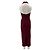 Autre Marque Abito bordeaux MESHKI Rosso XS - vista 2