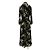 Reformation Blumenkleid Schwarz Viscose - Ansicht 2