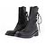 Stivaletti stringati in pelle neri Ann Demeulemeester Nero