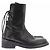 Stivaletti stringati in pelle neri Ann Demeulemeester Nero - vista 3