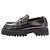 Mocassini Gucci in pelle nera taglia 39 Nero - vista 2