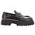 Mocassini Gucci in pelle nera taglia 39 Nero - vista 3