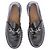 Mocassini Gucci in pelle nera taglia 39 Nero - vista 6