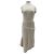 Autre Marque YEON Kleid Creme Beige