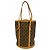 Borsa Tote Louis Vuitton Monogram Bucket GM Marrone