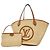 Borsa Tote Louis Vuitton Saint Jacques Marrone Beige