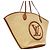 Borsa Tote Louis Vuitton Saint Jacques Marrone Beige - vista 2