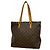 Borsa Tote Cabas Mezzo Monogram Louis Vuitton Marrone