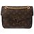 Borsa a tracolla Louis Vuitton Monogram Passy Marrone - vista 2