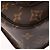 Borsa a tracolla Louis Vuitton Monogram Passy Marrone - vista 8