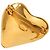 Spilla Cuore Chanel Gold CC Placcata Oro D'oro - vista 2
