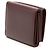 Cartera trifold LOEWE de cuero rojo con Anagram Roja Burdeos - vista 2