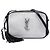 Borsa Camera Monogram Lou in tela bianca Saint Laurent