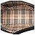 Bolsa de ombro em couro preto Burberry - vista 4