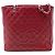 Tote Grand Shopping Verticale in Caviar Rosso Chanel