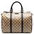 Bolsa Boston Gucci Bege Medium GG Crystal Joy