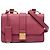 Borsa a tracolla Miu Miu in pelle di capra rossa Madras Rosso