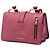 Borsa a tracolla Miu Miu in pelle di capra rossa Madras Rosso - vista 2