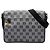 LOEWE Messenger Bag aus beschichteter Canvas mit Anagram-Motiv in Grau Braun