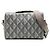 Dior Lingot 22 Tasche aus CD Diamond beschichtetem Canvas in Grau Braun