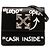 Off White Borsa Jitney 0.7 in pelle di vitello laccata nera Off-White con interno in cashmere Nero