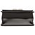 Off White Borsa Jitney 0.7 in pelle di vitello laccata nera Off-White con interno in cashmere Nero - vista 3