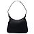 Borsa a tracolla Prada in Tessuto con bordi in pelle nera con effetto coccodrillo Nero