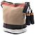 Borsa bucket Ashby in tela Mini Mega Check marrone di Burberry Marrone chiaro - vista 2