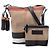 Borsa bucket Ashby in tela Mini Mega Check marrone di Burberry Marrone chiaro - vista 8
