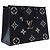 Louis Vuitton Black Bicolor Monogram Empreinte Giant Onthego MM Nero - vista 2