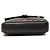 Borsa a tracolla Saint Laurent Black Medium Metallic Chevron Sheepskin Monogram College Pins Nero - vista 3